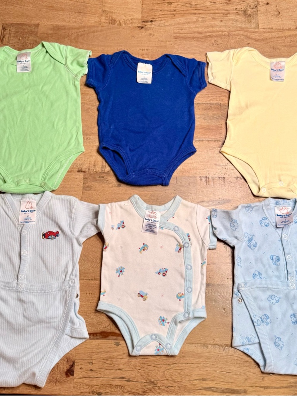 Vintage Baby’s Own Diaper Shirts 0-12 Months